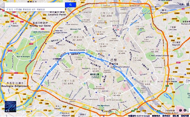 Paris_google_map