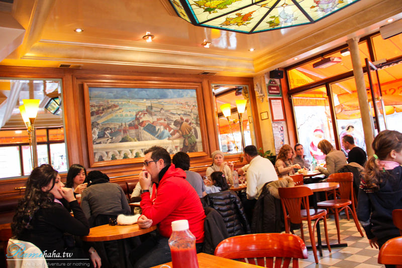 Le Quasimodo Notre Dame-paris-resturant-巴黎-餐廳-美食-推薦-食記-塞納河畔-巴黎聖母院-西堤島旁-室內空間